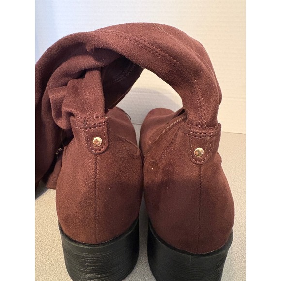 Kenneth Cole Stanford Brown Knee High Soft Stretch Women's Boots - Picture 5 of 6